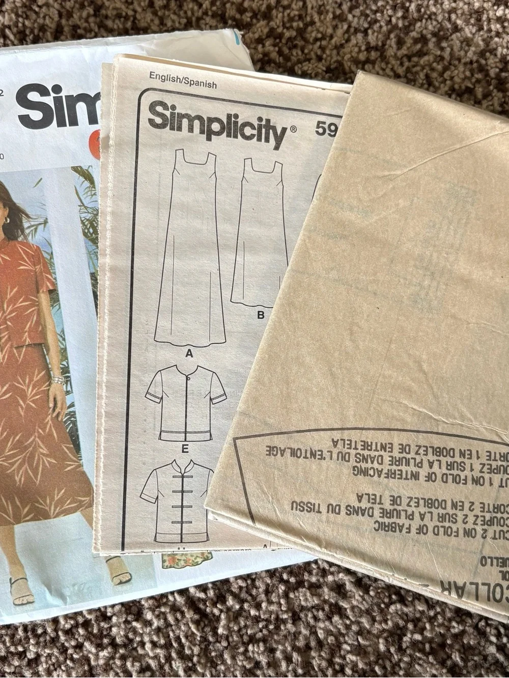 Simplicity Pattern 5959 UU for Misses’ Dress and Jacket